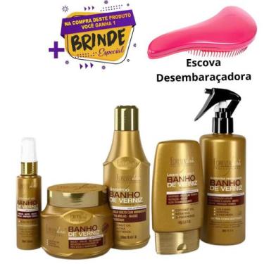 Imagem de Kit Banho de Verniz Profissional Completo Forever Liss