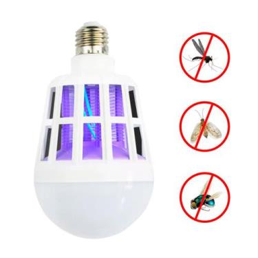 Imagem de Luminária Led Uv Mata Mosquitos Pernilongos Armadilha 15w - POTENTE