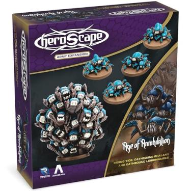 Imagem de Renegade Games: Heroscape: Rising Tide – Oathbound Phalanx & Oathbound Legionnaires Army Expansion - 5 Assembled Unpainted Miniatures & 2 Army Cards, Expansion Content, Core Game Needed to Play