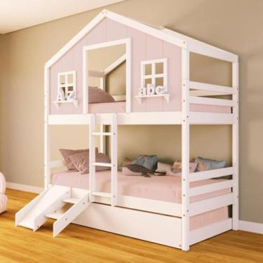 Imagem de Treliche Casinha dos Sonhos com Escada/ Escorregador Madeira Maciça Ro