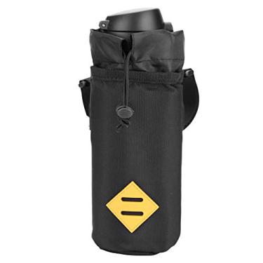 Imagem de Cyrank Suporte de copo de bicicleta, suporte de garrafa de água de bicicleta bolsa de haste de bicicleta bolsa de isolamento para mountain bike, bicicleta de estrada, scooter, dobrável, cadeira de rodas (G)