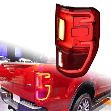 Imagem de Astra Depot Substituição da lanterna traseira direita para Ford Ranger 2019-2023 com luz de seta de freio de ponto cego lado do passageiro KB3Z13404G, FO2801274N, FO2801274P