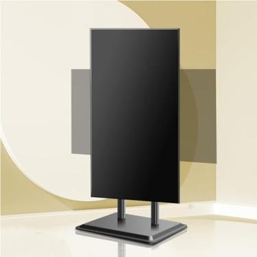 Imagem de CUTPOIY Suporte universal para TV - Suporte de TV de chão para TVs de 40 a 86 polegadas, suporte de TV com rotação de tela horizontal e vertical de 90°, suporte de TV universal para quartos e salas de