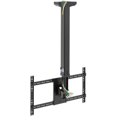 Imagem de CUTPOIY Suporte de parede para TV de teto, suporte de TV de teto ajustável para TVs de tela plana de 32 a 75 polegadas para TVs de 26 a 70 polegadas (preto)