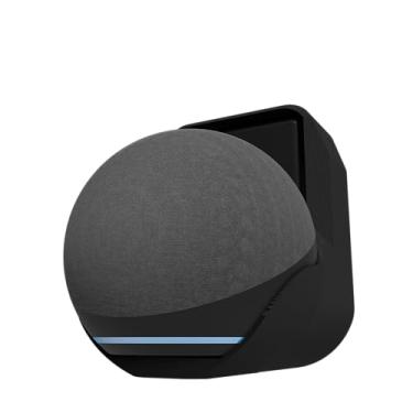 Imagem de Splin Suporte All In One Tomada Para Smart Speaker Alexa Echo Dot 5 - Amazon - Modelo Compacto Fonte Horizontal (preto)
