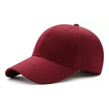 Imagem de Boné Liso Cores Algodão Aba Curva Unissex Reforçado Top - Pietrix, Vin
