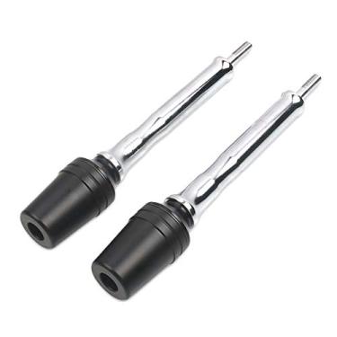 Imagem de Acc-Creativity Motocicleta CNC Alumínio Motor Crash Guard Case Frame Sliders Protector Proteção contra quedas Compatível com Kawasaki ZX-14R ZZR1400 (Preto)