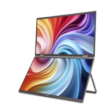 Imagem de Monitor Acer Portátil Ultrafino PD163Q prata com tela dupla, Painel LED IPS de 15.6 60Hz HDMI e cabo USB Tipo-C 3.2 Gen. 2
