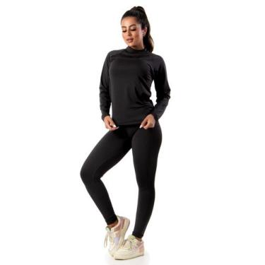 Imagem de Conjunto Térmico Poliéster Calça + Blusa Térmica Segunda Pele Proteção
