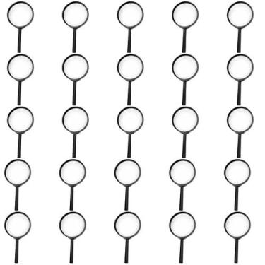 Imagem de Kit 25 Lupa Brinquedo Infantil Detetive Educacional Criança - TMC