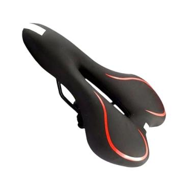 Imagem de Selim para Bicicleta - Assento de Bicicleta Macio em Silicone | Impermeável E Ventilado Com Faixa Refletora, Acessórios De Ciclismo Para Homens, Mulheres E Crianças