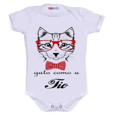Imagem de Body Divertido - Gato Como o Tio - KALUNDU KIDS, P