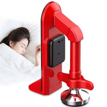 Imagem de Trava Porta Segurança Alarme 80 Dcb Portatil Viagem Casa Hotel Pousada Hostel Bloqueador de Acesso