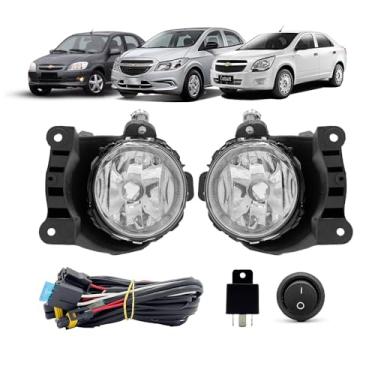 Imagem de Kit Farol De Milha Neblina Onix Prisma Cobalt Spin