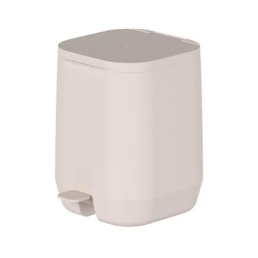 Imagem de Ou Lixeira de piso/parede 6L Bege Linha Aura