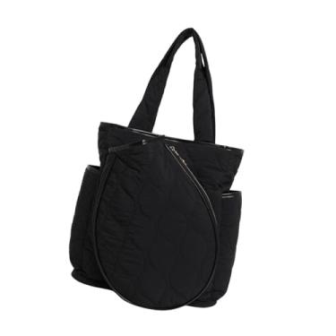 Imagem de RNXRZANK Mochila de Pickleball, Bolsa Leve para Raquetes de Tênis, para Homens E Mulheres, Mochila de Ombro, Bolsa de Transporte com Vários Bolsos, preto