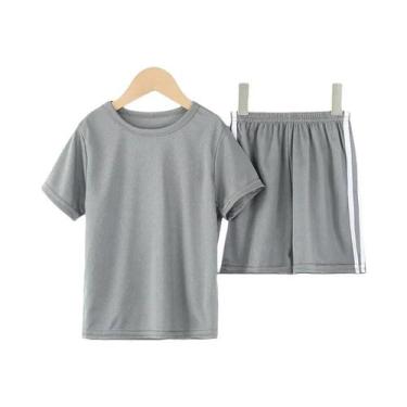 Imagem de Conjunto de Shorts e Blusa de Verão para Crianças - Secagem Rápida - 2