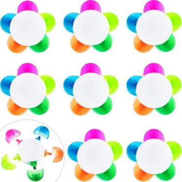 Imagem de Canetas marca-texto Outus Petals 5 em 1, cores variadas x9