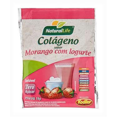 Imagem de Colágeno Natural Life - Sabor Morango com Iougurte - 18g