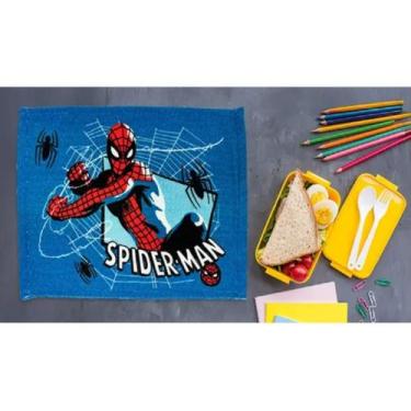 Imagem de Toalha de Lancheira Infantil Estampada Aveludada Spider Man 28x40cm Le