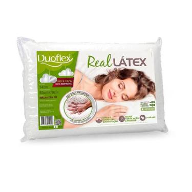 Imagem de Travesseiro Real Látex 14cm - Duoflex 50x70cm