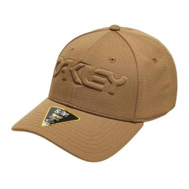 Imagem de Boné Oakley 6 Panel Stretch Hat Embossed Coyote, S/M, Brown