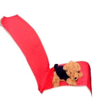 Imagem de Capa Protetora para Banco de Carro, Impermeável Universal, Dianteiro e Traseiro, Unidade e Kits de 2 e 3 Peças, Microfibra Matelada (Vermelho, Dianteiro Padrão)