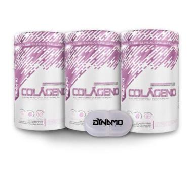 Imagem de Colageno 100 Cápsulas Kit 03 Unidades + Porta Comprimidos - Dynamo Lab