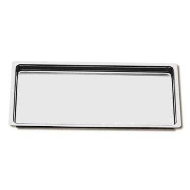 Imagem de Bandeja Clínica Média de Inox Milleniun 22 x 12 x 1,5 cm - Fava