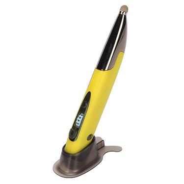 Imagem de AYNEFY Teclados Camundongos e Pens Apresentador Mouse Mouse STYLUS 2-em 1 Design Ergonômico 2.4g 5.0 Para Laptop PC Mac IOS Com 4 Keys 500mAh Bateria Sem Fio Caneta Sem Fio Caneta (Amarelo)