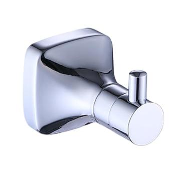 Imagem de Suporte de parede para lenços de papel, suporte para toalhas, suporte para papel higiênico, gancho para roupão com sabão e produtos de limpeza (gancho para roupão simples)