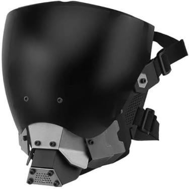Imagem de Máscara Do Punk, Máscara Futurista Do Capacete Da Tecnologia, Máscara Fresca Do Internet Máscara Do Cavaleiro Do Traje Do Rpg Do Dia Das Bruxas, BK