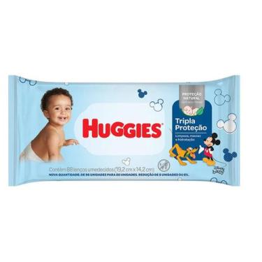 Imagem de Toalhas Umedecidas Huggies Tripla Proteção - 88 Unidades