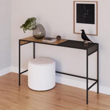 Imagem de Aparador Metalic 120cm Estilo Industrial Móvel na Caixa, Vermont/Preto