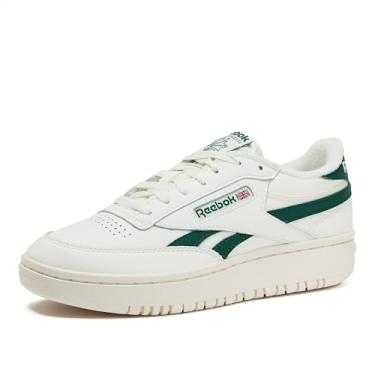 Imagem de Reebok Tênis feminino Club C Double Revenge, Giz/Giz/Verde escuro, 37