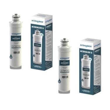 Imagem de Kit com 2 Refil Filtro para Purificador Compatível Electrolux Acquabios Acqualux G 1005-0052
