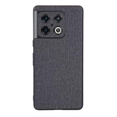 Imagem de Capas Compatível com Oneplus 10 PRO,Design de padrão de tela,Pproteção completa de 360°,Pplástico macio,Proteção contra queda-Black
