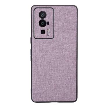 Imagem de Capas Compatível com Xiaomi Redmi K60,Design de padrão de tela,Pproteção completa de 360°,Pplástico macio,Proteção contra queda-Purple