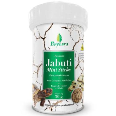 Imagem de Ração Para Répteis Alimento Poytara jabuti mini stick 30g