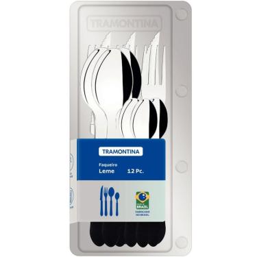 Imagem de Faqueiro Em Inox Leme C- 12 Peças - Tramontina - Preto