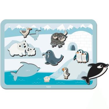 Imagem de Puzzle De Encaixe Animais Do Gelo - Babebi