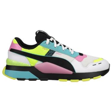 Imagem de Puma - Mens Rs 2.0 Swxp Shoes, Size: 9.5 M US, Color: Puma White/Puma Black/Opera Mauve/Yellow A