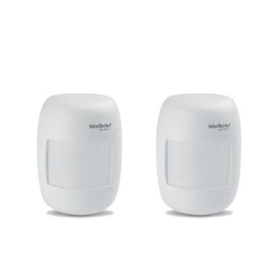 Imagem de Kit Sensor de Presença Intelbras IVP 3000 CF 2 Unidades Com Fio, 115º 