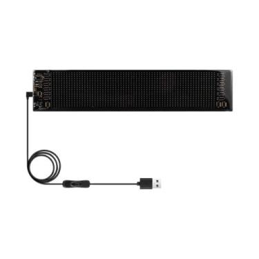 Imagem de Painel De Pixels De Matriz LED RGB Flexível USB 5V Sinal De Carro Cont
