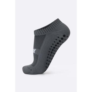 Imagem de Meia HUPI Pilates Cinza - Tamanho Plus 42-46, Cinza, UNICO