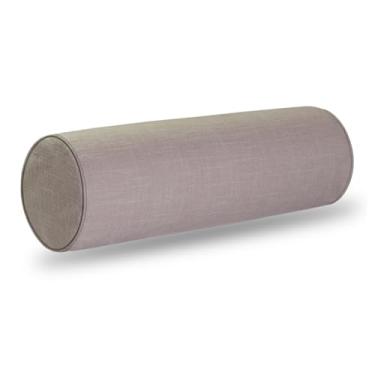 Imagem de Almofada cilíndrica de espuma viscoelástica – Almofada cervical ergonômica para suporte de pescoço/pernas/costas, reforço decorativo para sofá/cama, rolo de pescoço cervical, almofada de espuma
