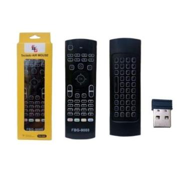 Imagem de Controle Air Mouse Com Luz Mini Teclado E Mouse Universal SMART TV PC 