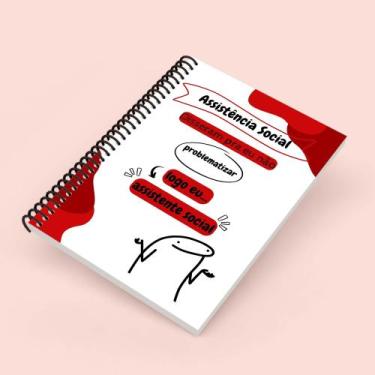 Imagem de Agenda Planner Profissões Cursos 2026 Meme Flork Assistente Social - I