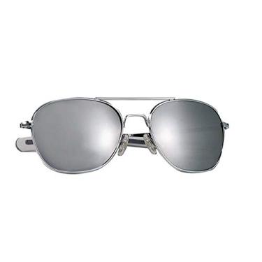 Imagem de Rothco Óculos de sol tipo aviador G.I. Cromo/Espelho, 58 mm, Cromado/Espelhado, 58 MM