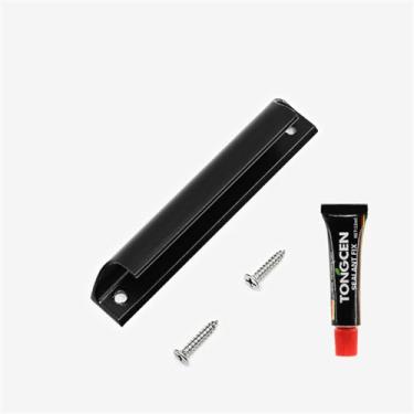 Imagem de Maçaneta de porta de liga de alumínio, porta de correr de madeira maciça, alça de metal de alta resistência, decoração p